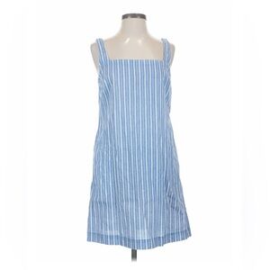 A Newy Day Square Neckline Striped Dress